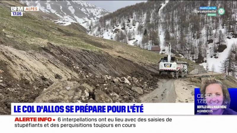 Alpes-de-Haute-Provence: le col d'Allos se prépare pour l'été