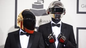 Les Daft Punk aux Grammy Awards en 2014