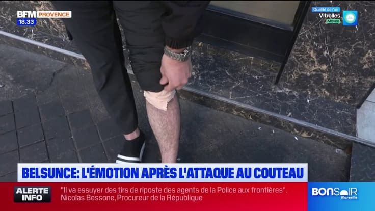 Marseille : l'émotion après l'attaque au couteau à Belsunce