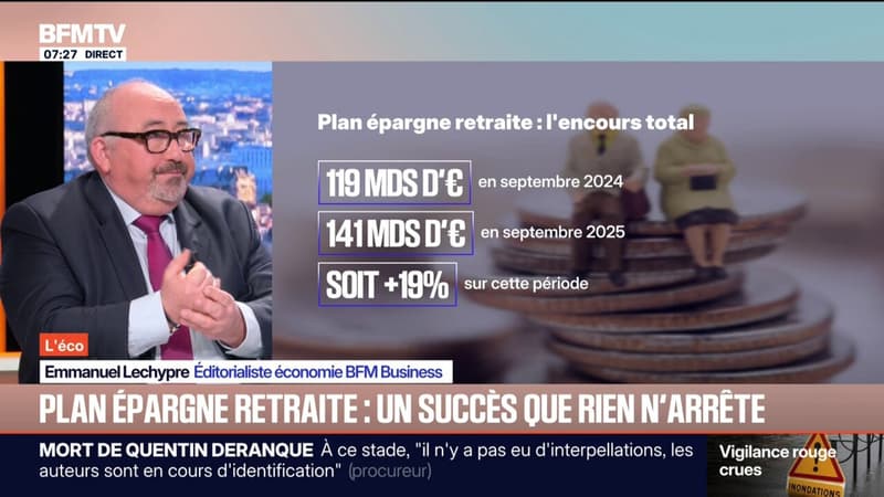 L'ÉCO - Le plan épargne retraite attire de plus en plus de Français
