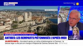 Antibes: le maire souhaite développer "un tourisme respectueux de l'environnement et un tourisme culturel"