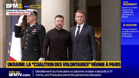 Guerre en Ukraine: Volodymyr Zelensky arrive pour la réunion de la "coalition des volontaires"