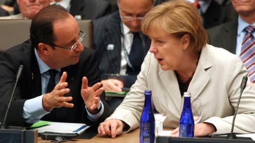 François Hollande et Angela Merkel sont en désaccord sur la supervision unique des banques de la zone euro.