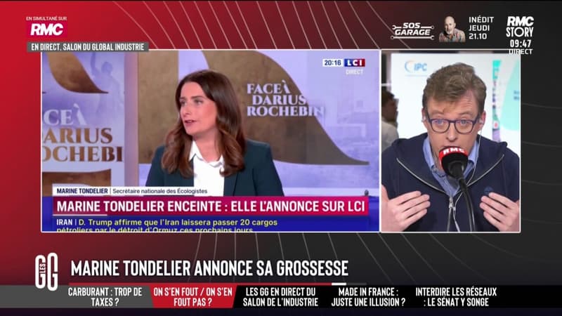 Marine Tondelier annonce sa grossesse pendant la campagne pour l'élection présidentielle