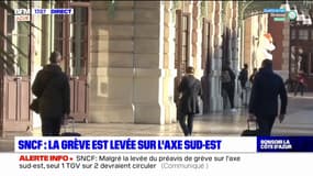 SNCF: le préavis de grève est levé sur l'axe sud-est