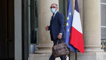 Le vice président du Conseil français du culte musulman (CFCM) Ibrahim Alci, s'est rendu à l'Elysée pour rencontrer Emmanuel Macron, le 19 octobre 2020.
