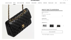 Le 3 novembre 2021, le "petit sac classique" Chanel était vendu 7300 euros