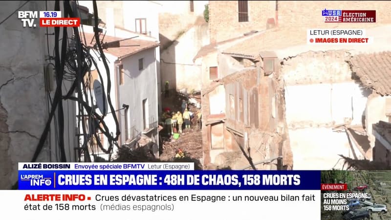 Crues meurtrières en Espagne: le bilan s'alourdit avec au moins 158 morts