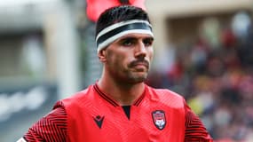 Dylan Cretin lors Lyon-Clermont (41-22, 4e journée de Top 14), le 29 octobre 2023