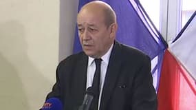 Jean-Yves Le Drian en Savoie le 19 janvier 2016.