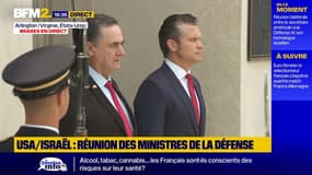 Rencontre entre le secrétaire à la Défense des États-Unis Pete Hegseth et Israël Katz, ministre de la Défense israélien