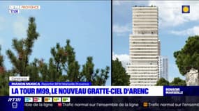 Marseille: un nouveau gratte-ciel dans le quartier d'Arenc