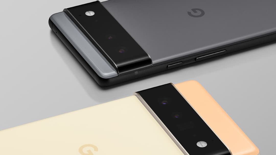 Le nouveau design du Google Pixel 6. 