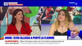 Flamme olympique: la chanteuse azuréenne Élise Allasia raconte son expérience
