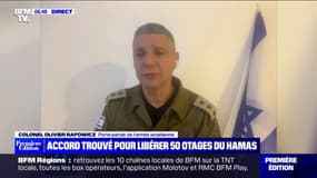 Ce porte-parole de l'armée israélienne "ne peut pas confirmer" l'identité des otages libérés par le Hamas