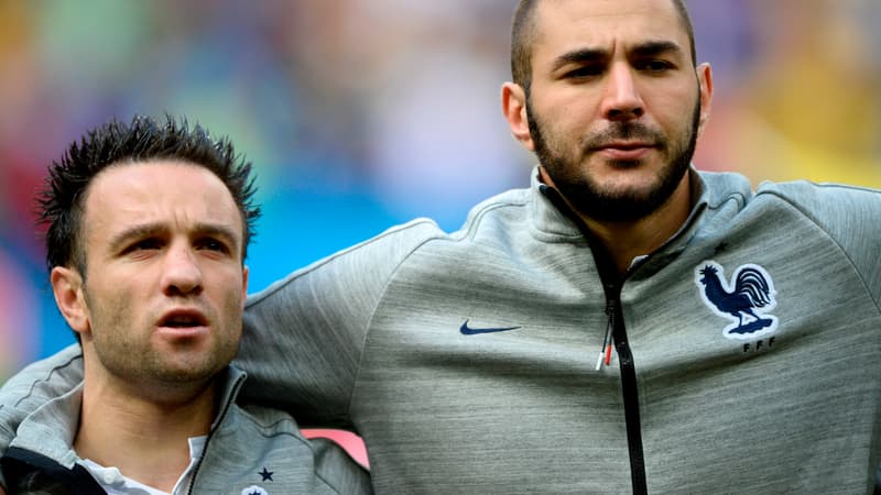 Mathieu Valbuena et Karim Benzema