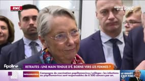 Retraites: une main tendue d'Elisabeth Borne vers les femmes ? 