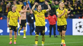 Les joueurs de Dortmund, le 16 avril 2024
