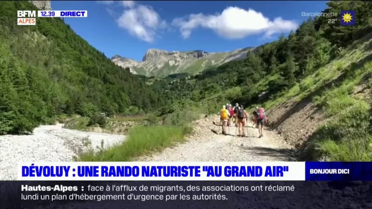 Dévoluy: une randonnée naturiste "au grand air"
