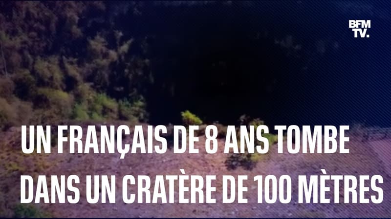 Un Français de 8 ans tombe dans un cratère de 100 mètres aux Galapagos et survit miraculeusement
