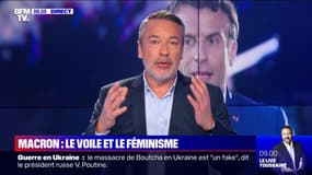 Port du voile dans l'espace public: le clivage entre Emmanuel Macron et Marine Le Pen