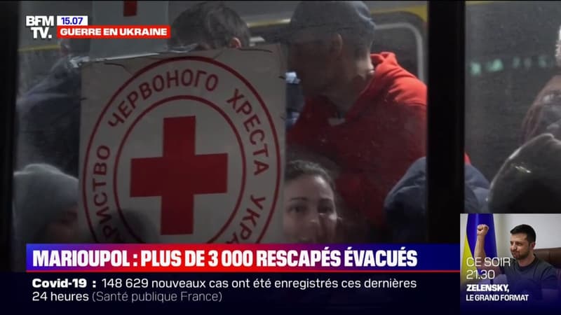 Guerre en Ukraine: plus de 3000 rescapés évacués de Marioupol