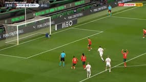 Le pénalty raté de Cristiano Ronaldo lors de Portugal-Danemark, le 23 mars 2025.