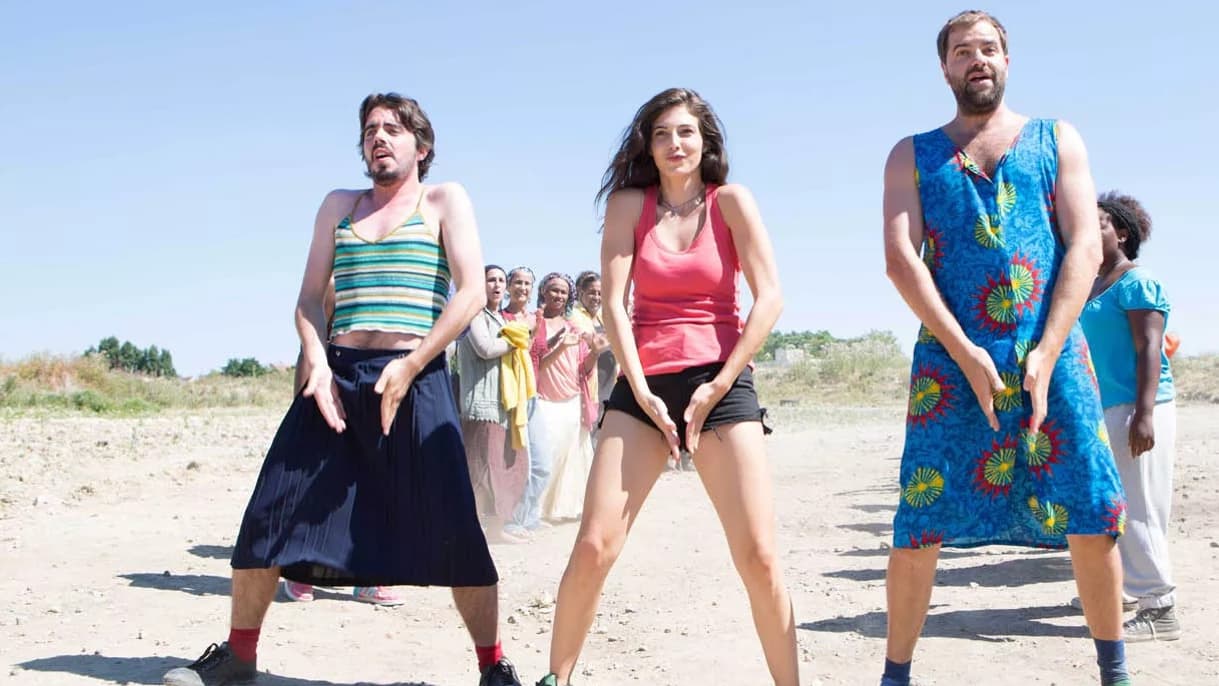 Eric Metzger, Razane Jammal et Quentin Margot dans "Bad Buzz" Eric Metzger, Razane Jammal et Quentin Margot dans "Bad Buzz"