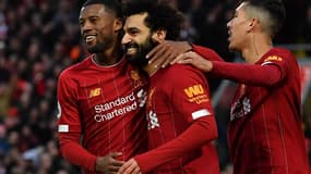 Wijnaldum, Salah et Firmino