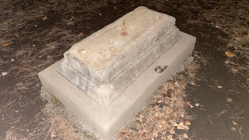 La statue du "lion" de la Pépinière de Gap a disparu.