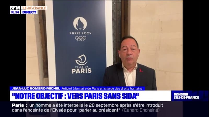 Jean-Luc Romero-Michel, adjoint à la mairie de Paris en charge des droits humains, explique la stratégie d'un "Paris sans sida" d'ici 2030