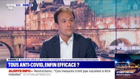 Bug de TousAntiCovid: "On a eu un succès auquel on ne s'attendait pas (...) le problème est résolu", selon Cédric O