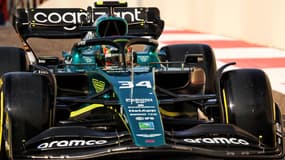 Felipe Drugovich sur Aston Martin, lors des tests de fin de saison, le 22 novembre 2022