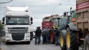 Des agriculteurs bloquaient un pont entre la France et l'Allemagne à Strasbourg