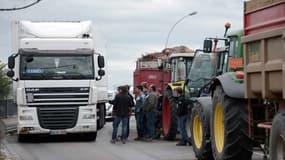 Des agriculteurs bloquaient un pont entre la France et l'Allemagne à Strasbourg