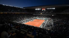 Un match de nuit à Roland-Garros, le 31 mai 2022