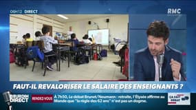 Faut-il revaloriser le salaire des enseignants? Ça fait débat sur RMC