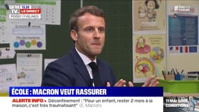 Emmanuel Macron: "on va demander aux acteurs sportifs et culturels de s'engager" à l'école