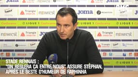 Stade rennais : « On règlera ça entre nous » assure Stéphan, après le geste d’humeur de Raphinha