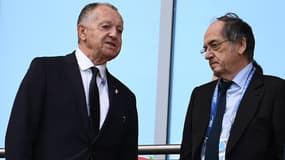 Jean-Michel Aulas et Noël Le Graët