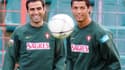 Pedro Miguel Pauleta et Cristiano Ronaldo