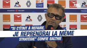 France-Afrique du Sud : "Si c'était à refaire, je reprendrais la même stratégie" confie Galthié
