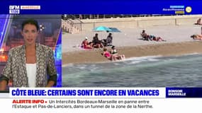 "La tranquillité, le calme, le bruit de la mer": certains profitent encore des plages sur la Côte Bleue