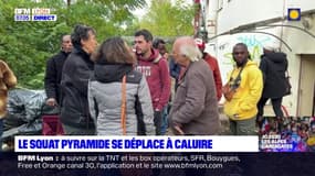 Une centaine de personnes squattent un bâtiment de Caluire, après avoir été expulsé du squat Pyramide