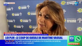 Réforme de la loi PLM: le coup de gueule de Martine Vassal