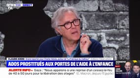 Claude Ardid, grand reporter pour Charlie Hebdo et auteur de "La Fabrique du malheur": "Environ 90% des centres de l'ASE sont des centres de recrutement de prostituées mineures de moins de 15 ans"