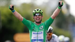 Mark Cavendish sur le Tour de France, à Châteauroux le 1er juillet 2021