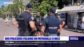 Nice: deux policiers italiens en patrouille dans la ville pour l'été 