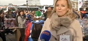 Valérie Trierweiler au Noël du Secours populaire à Paris