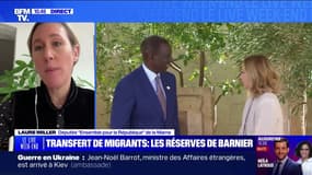 Demandeurs d'asile: "C'est un débat qui doit aussi se régler à l'échelle européenne", souligne Laure Miller (Ensemble)